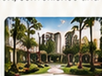 Green landscaped grounds
